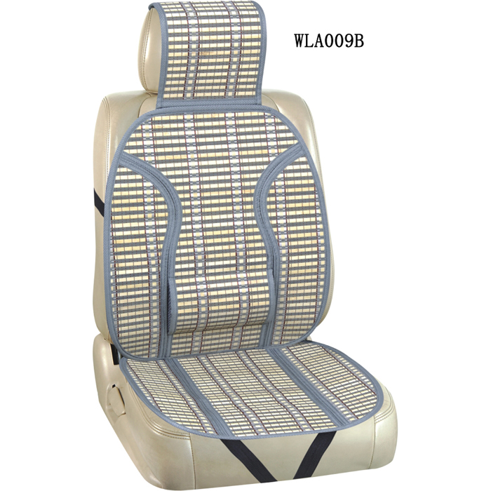 Promotional Bamboo Auto Accessories car seat cushion With Beige And Gray